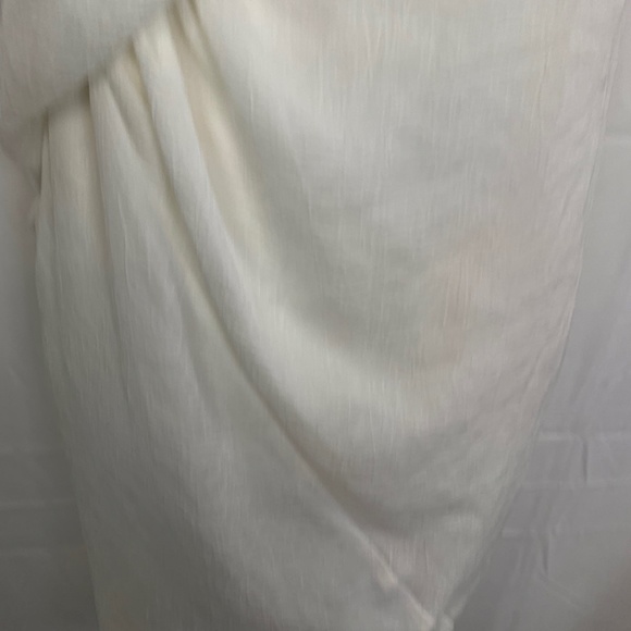 NWT HELMUT LANG White C04HC602 Sleeveless Flowy Lined Drape Dress NWT - Picture 5 of 16